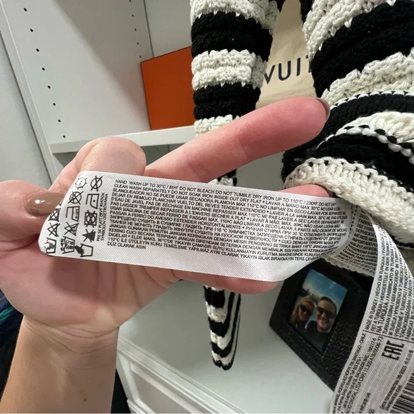 {Mango} Striped Cardigan with Jewel Buttons - Size S - Picture 12 of 12